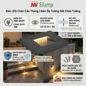 đèn led hắt chân tường Silamp