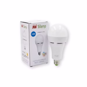 Bóng đèn LED tích điện 15W Silamp tự động bật sáng khi cúp điện. Công suất lớn, ánh sáng mạnh mẽ và bền bỉ. Giải pháp chiếu sáng thông minh cho gia đình bạn.