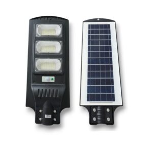 Đèn đường LED năng lượng mặt trời 90W dạng liền thể. Giải pháp tối ưu cho đường nông thôn, sân vườn, kho bãi. Tự động bật tắt, độ bền trên 50.000 giờ