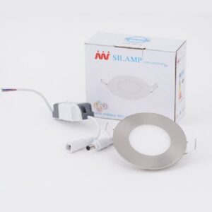 Đèn LED Downlight âm trần 3w viền Inox