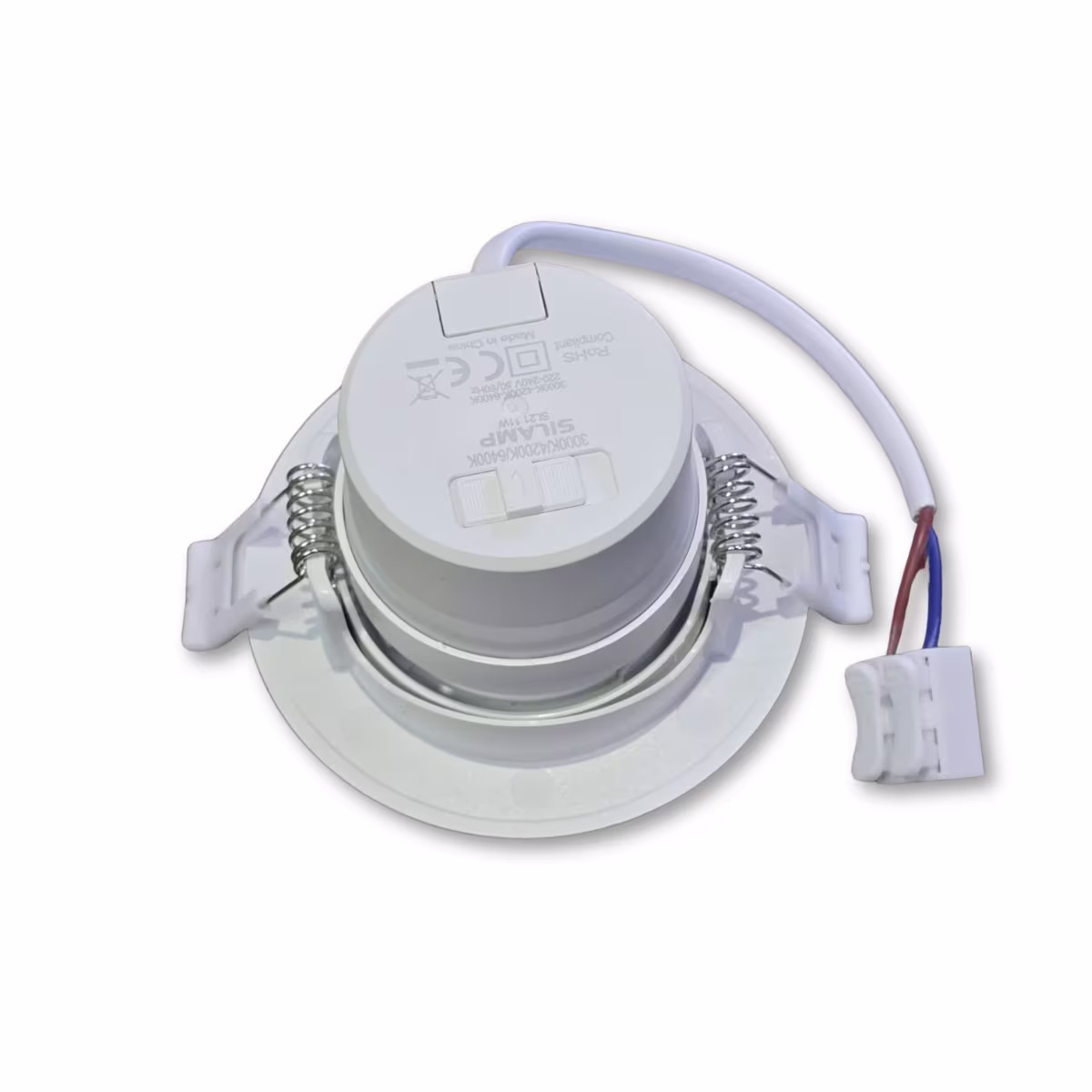 Đèn LED Silamp SL21 11W kết hợp chóa đèn âm trần xoay góc